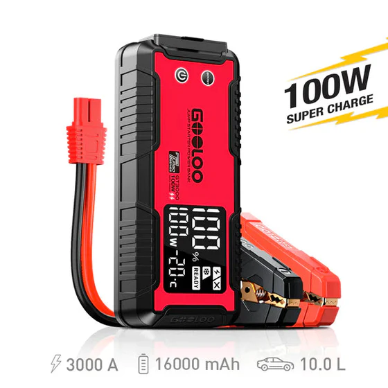 【Clearance Sale】GOOLOO GT3000 Jump Starter 3000Amp 100W