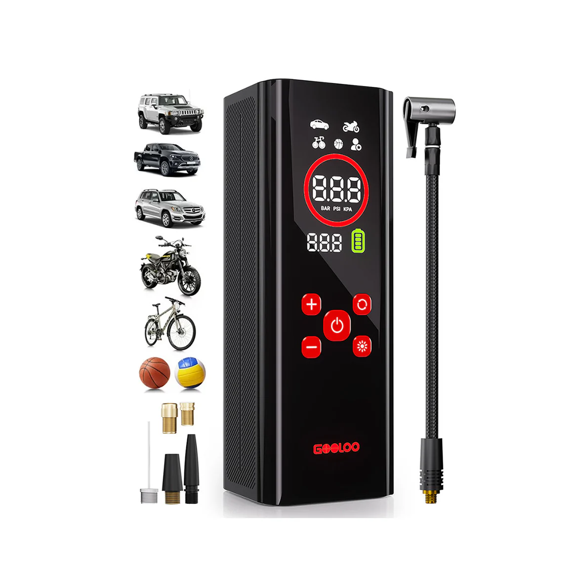 【Clearance Sale】GOOLOO AP150 PRO Tire Inflator Portable Air Compressor