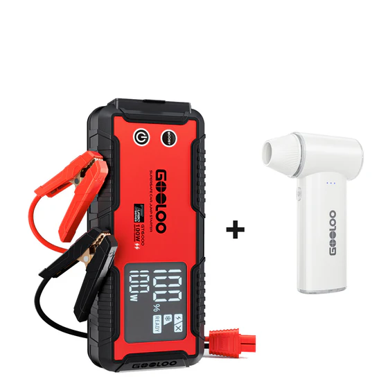 GOOLOO GT6000 Jump Starter with F3 Electric Air Duster