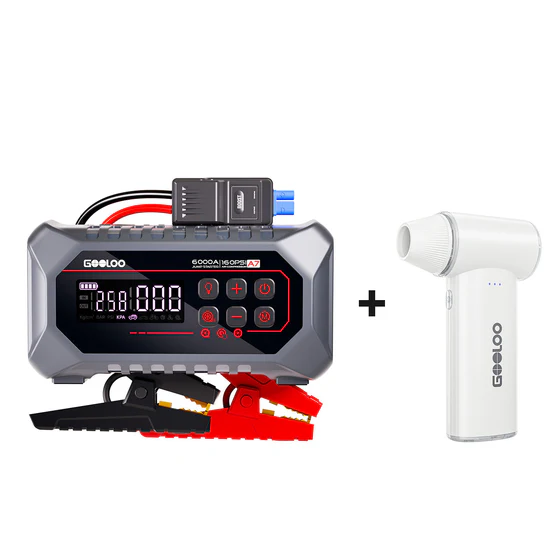 GOOLOO A7 Jump Starter with F3 Electric Air Duster