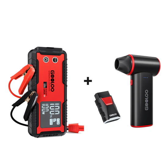 FREE A6 LITE | GOOLOO GT6000 Jump Starter + OBD DS200 + F3 Electric Air Duster