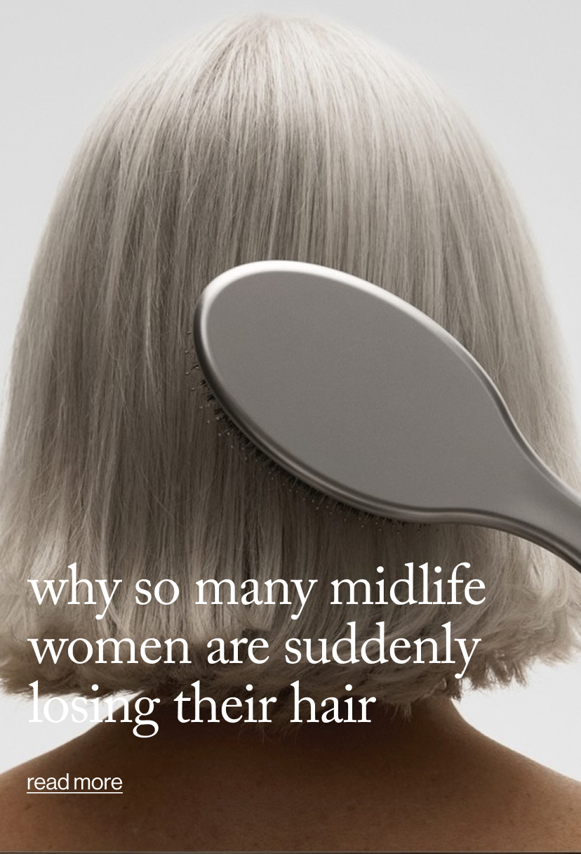 why so many midlife women are suddenly losing their hair