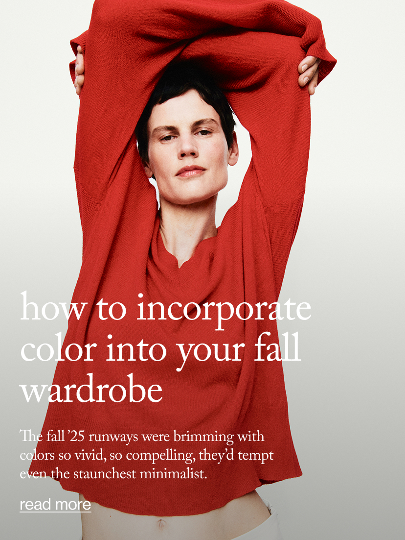 how to incorporate color into your fall wardrobe&nbsp; 
