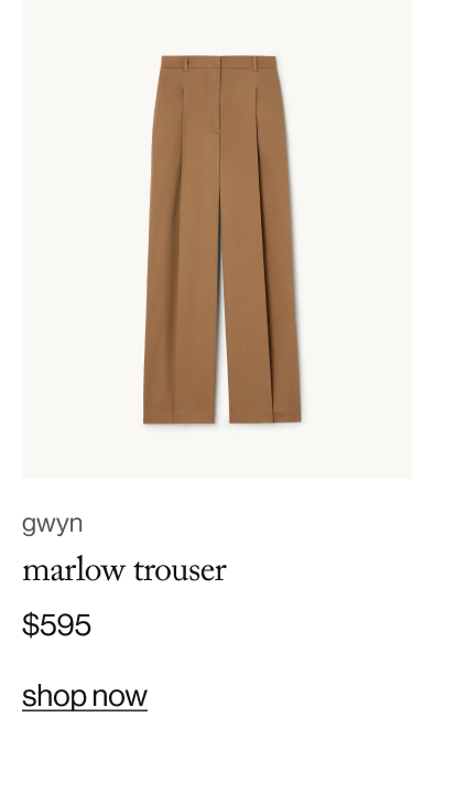 gwyn marlow trouser, $595