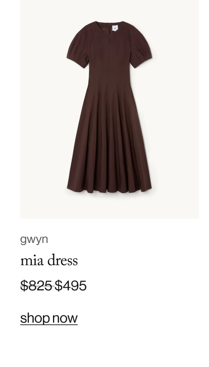 gwyn mia dress, $495