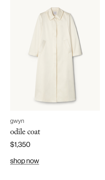 gwyn odile coat - $1,350