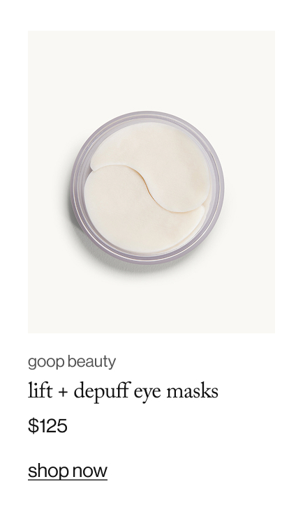 goop beauty lift and depuff eye masks