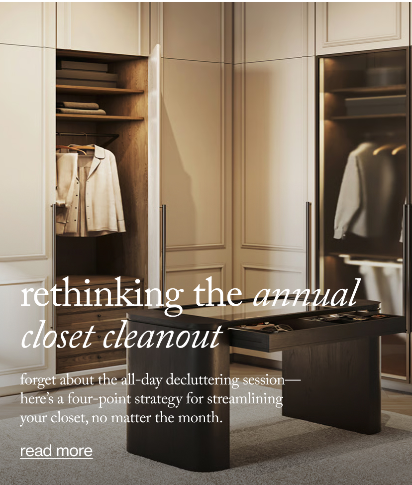 Rethinking the Annual Closet Cleanout
