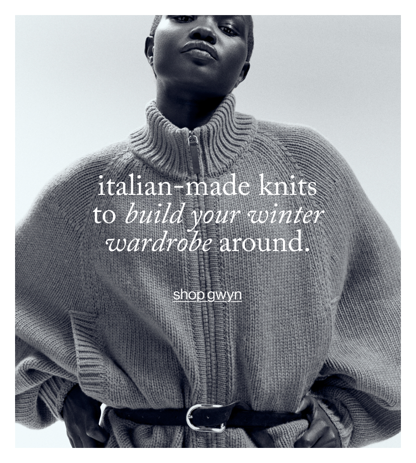 italian-made knits to build your winter wardrobe around.