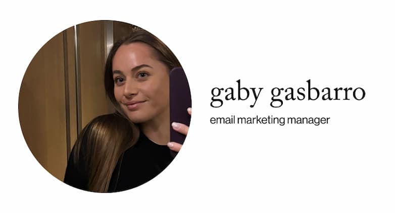 gaby gasbarro, email marketing manager