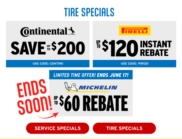 Tire Specials