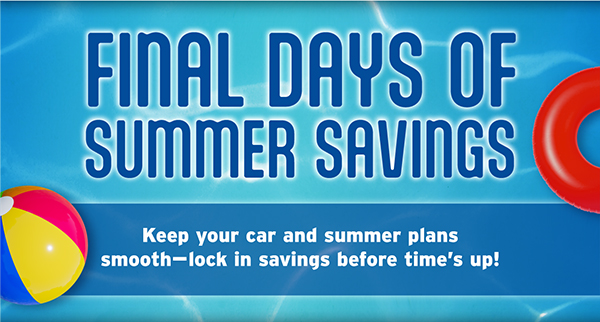 Summer Savings!