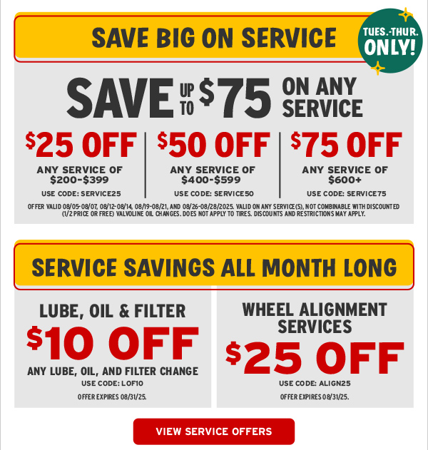 Service Offers