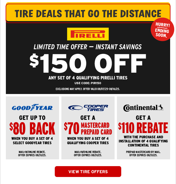 Tire Offers