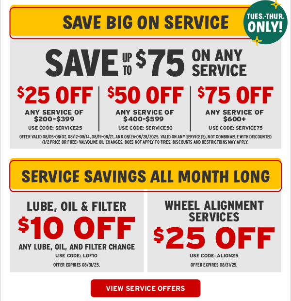 Service Offers