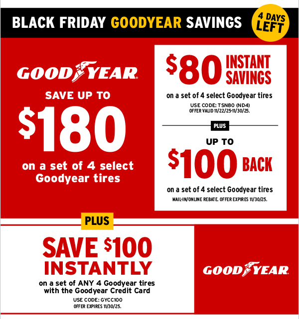 Black Friday Service Savings