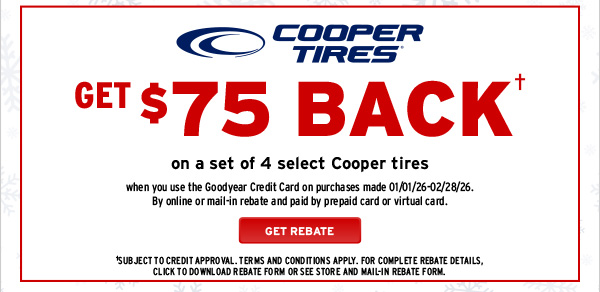 Cooper Tires Rebate