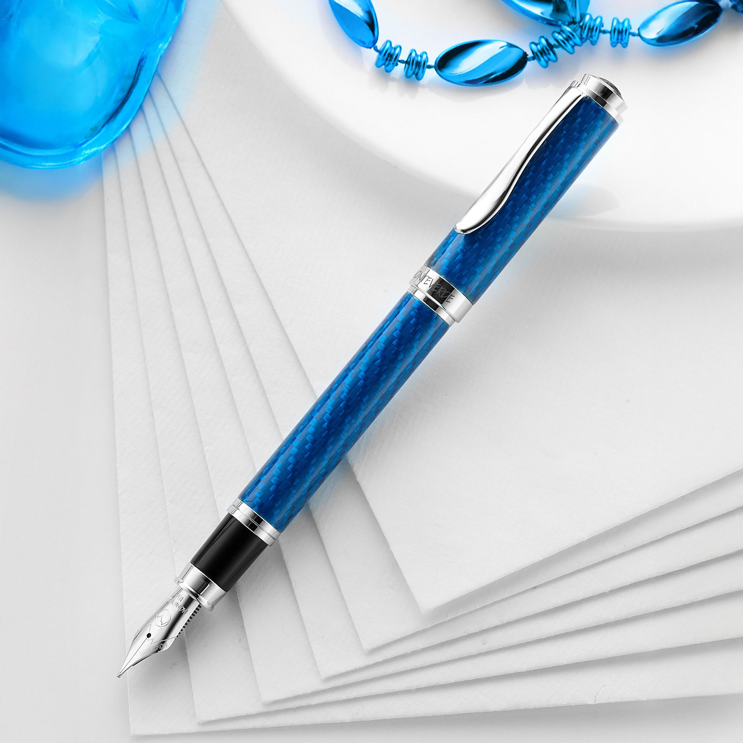 Monteverde Innova Fiberglass Fountain Pen - Sapphire (Special Edition)