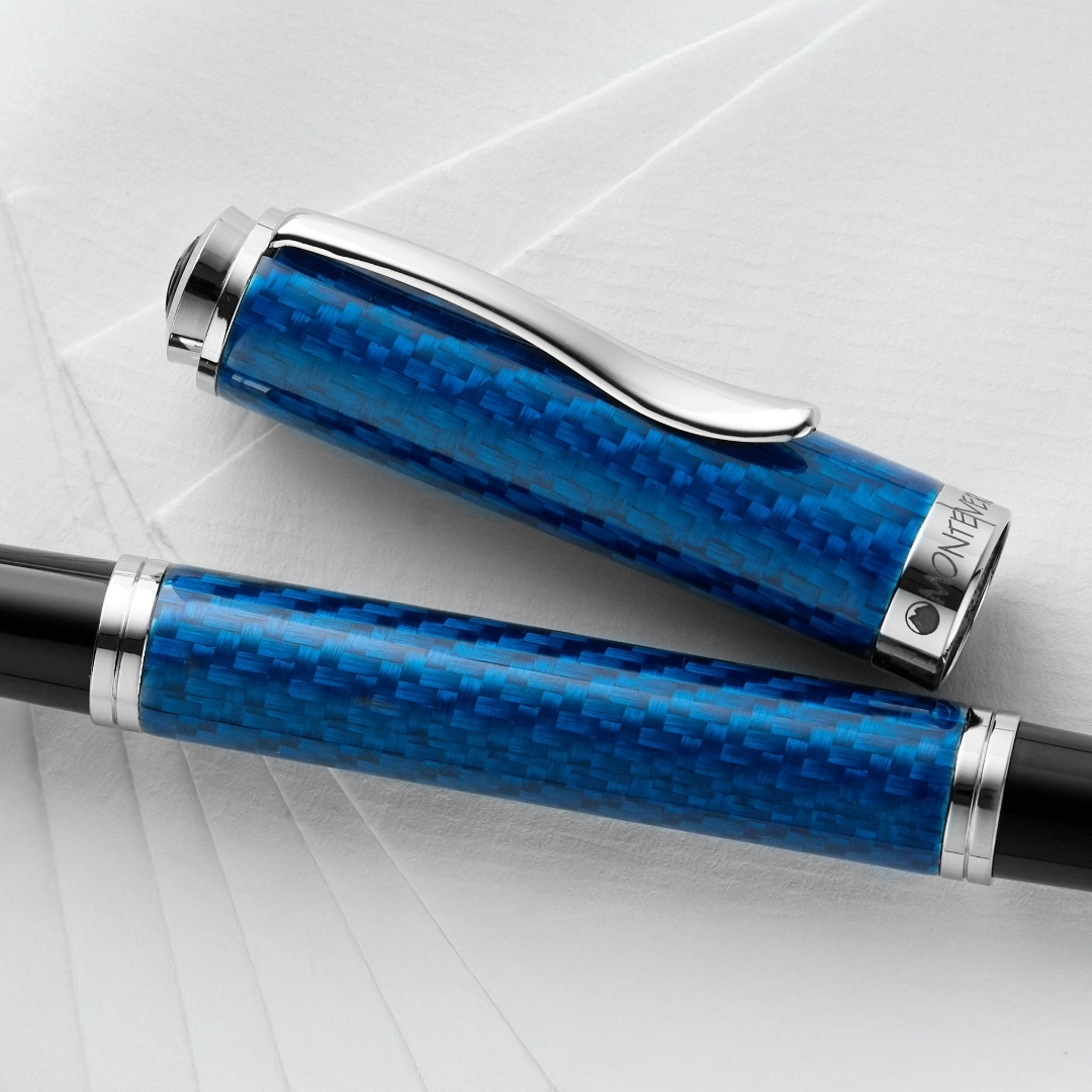 Monteverde Innova Fiberglass Fountain Pen - Sapphire (Special Edition)