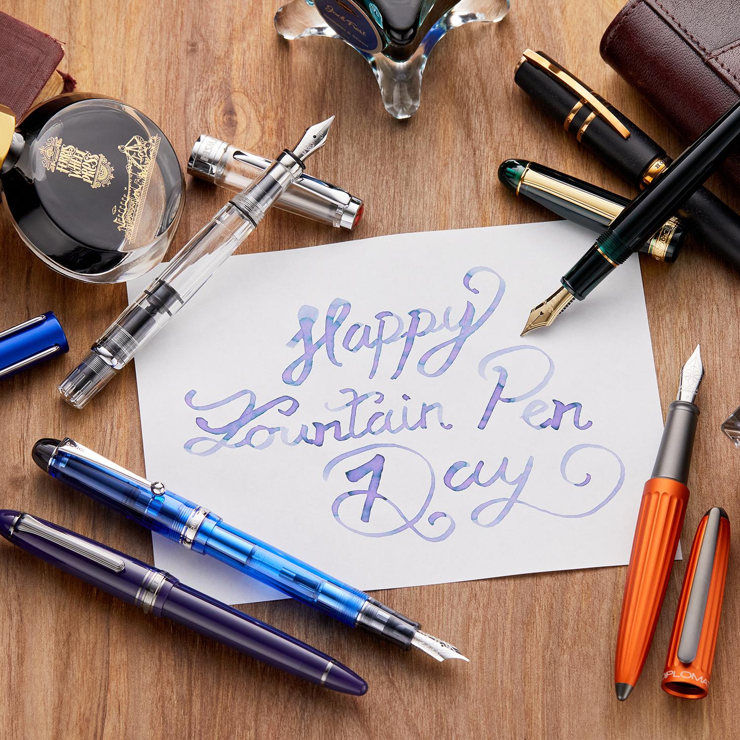 Magna Carta Mag 600 Fountain Pen - Pale Cream Rainbow Opalescence (Special Edition)