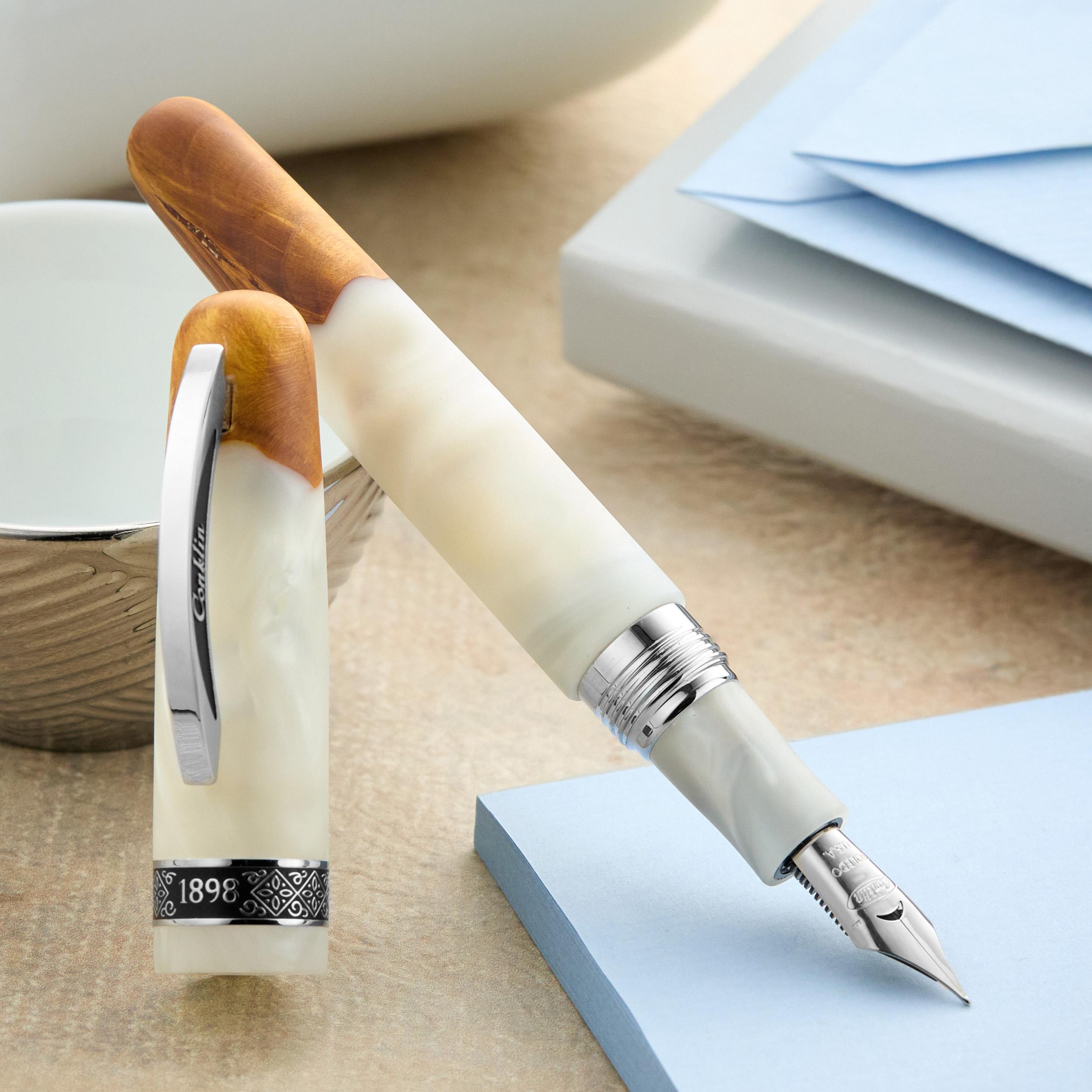 Conklin 1898 Spectra Fusion White (LE)