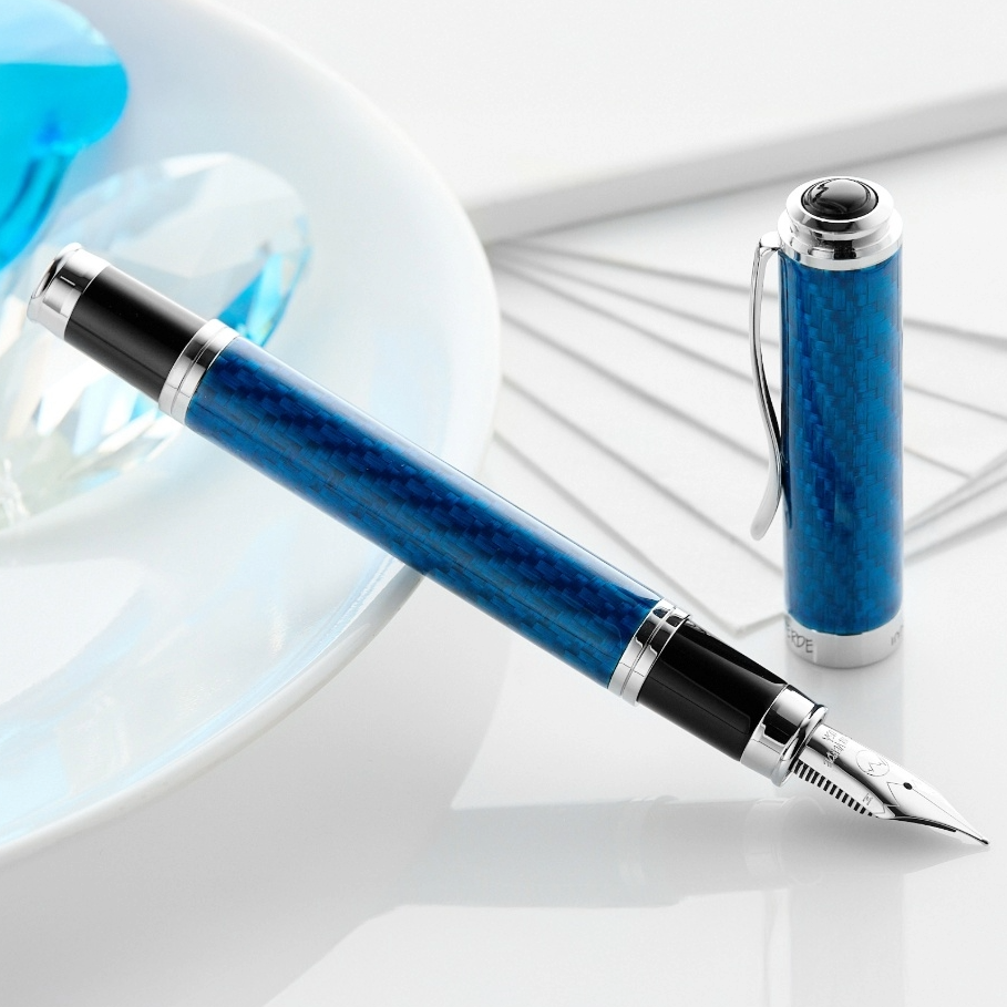 Monteverde Innova Fiberglass Fountain Pen - Sapphire (Special Edition)