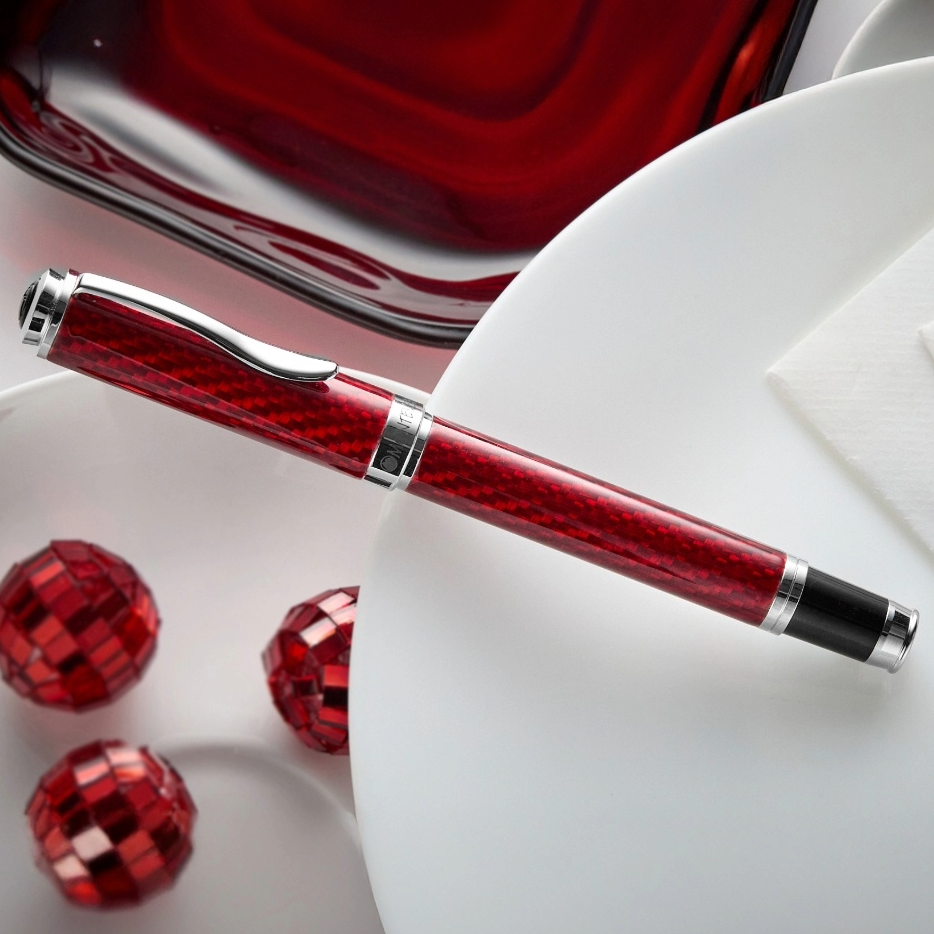 Monteverde Innova Fiberglass Fountain Pen - Ruby (Special Edition)