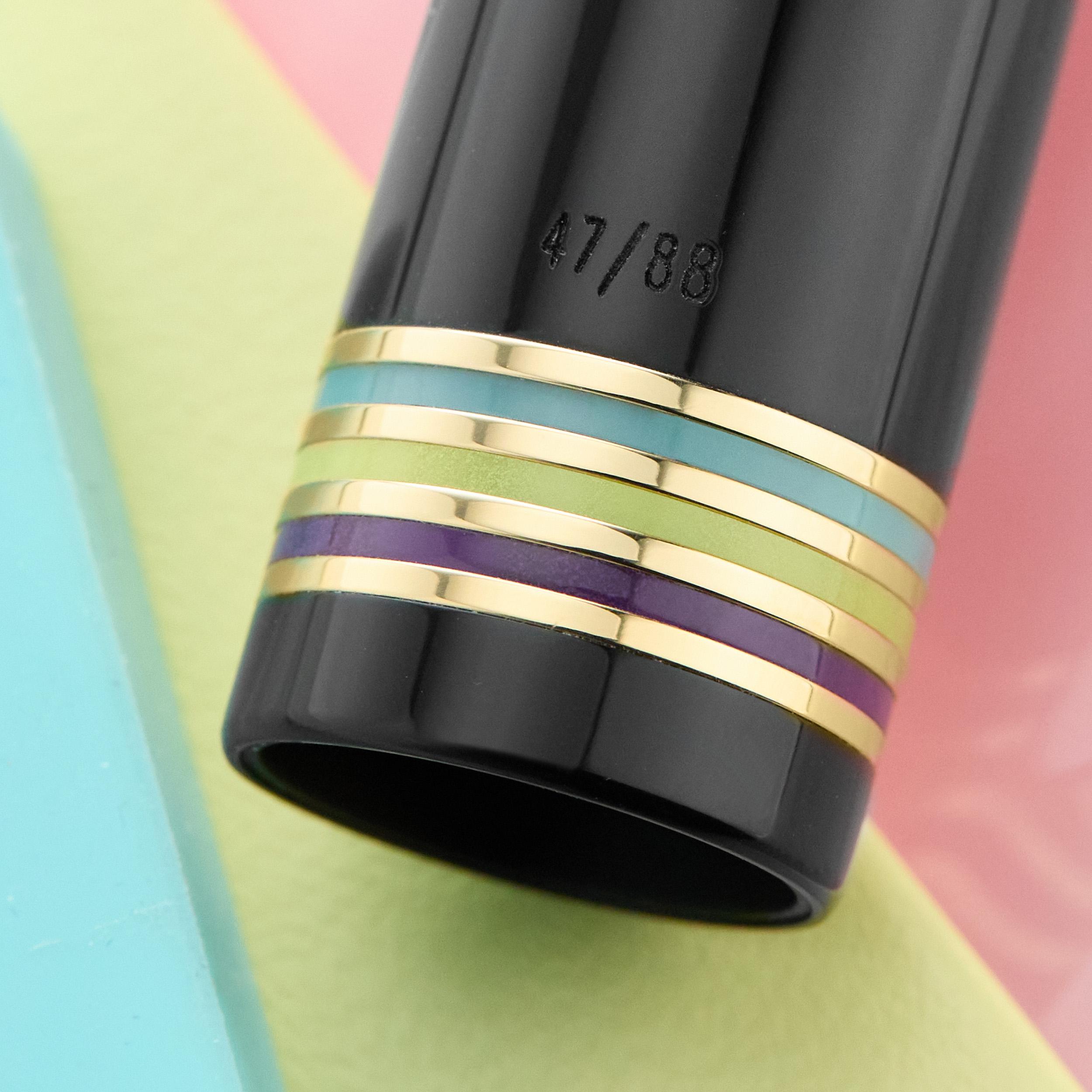 Delta DV Original Mid-Size Fountain Pen - Cosmic Cotton Candy (Limited Edition)