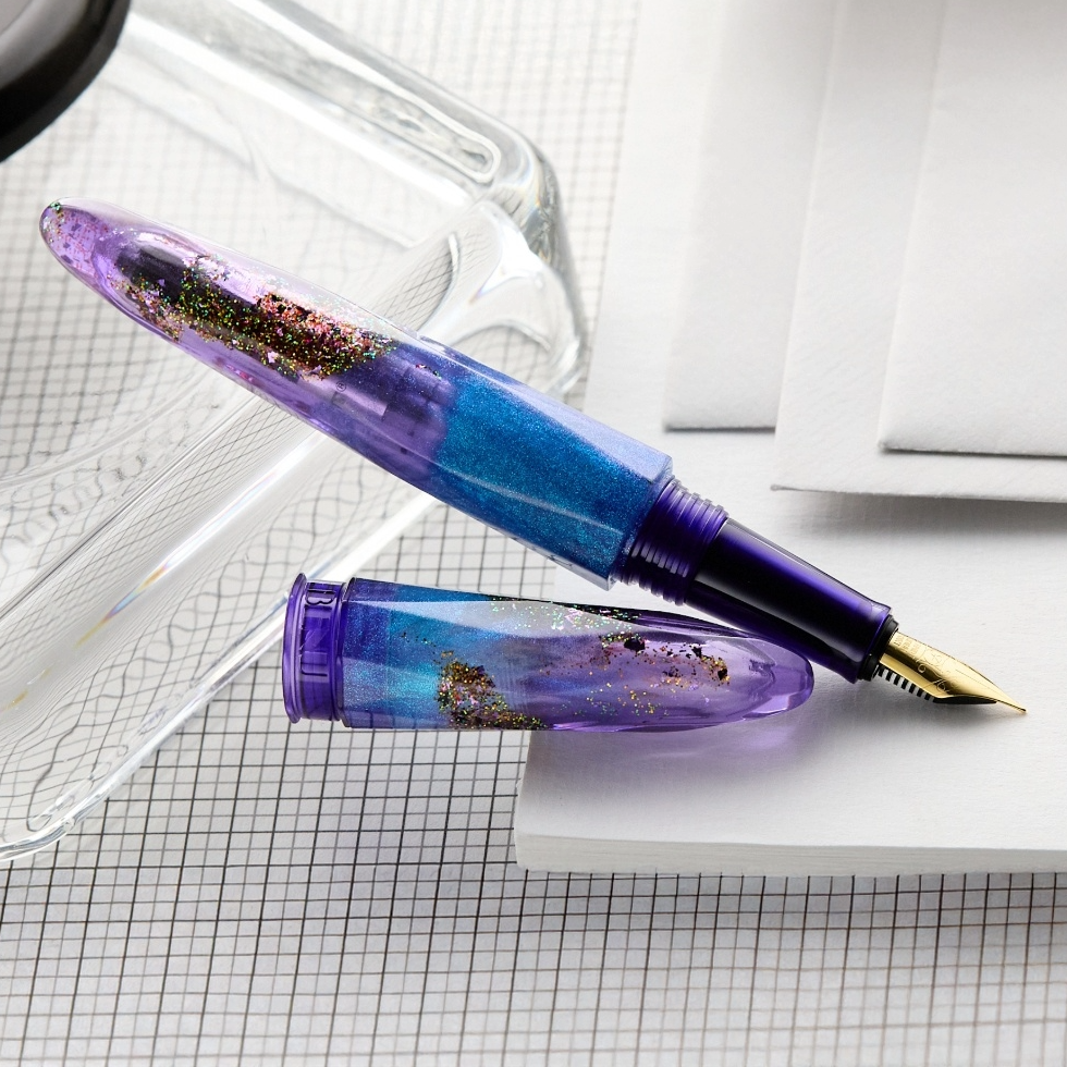 BENU Briolette Fountain Pen - Amethyst Tide