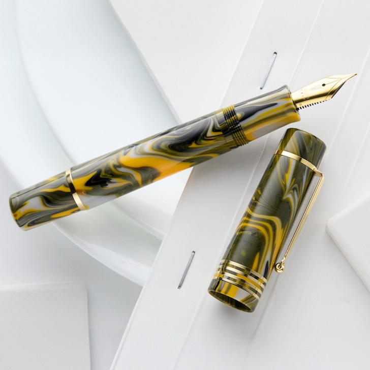 Delta Neo Gallery Fountain Pen - Marigold