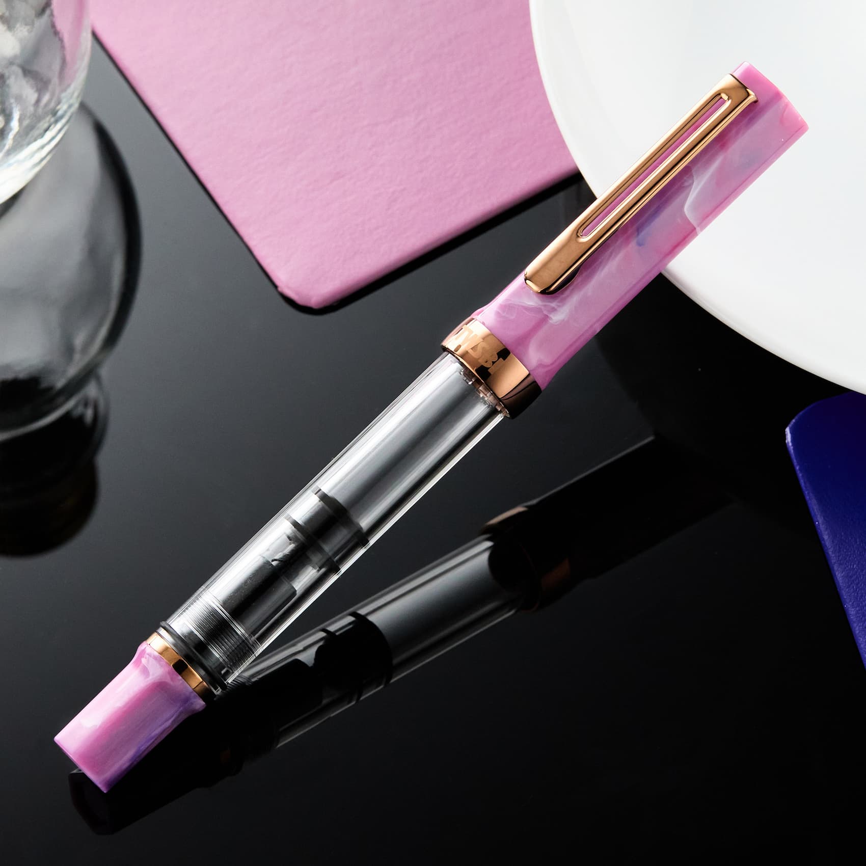 TWSBI ECO Fountain Pen - Fluorite Purple w/ Bronze Trim