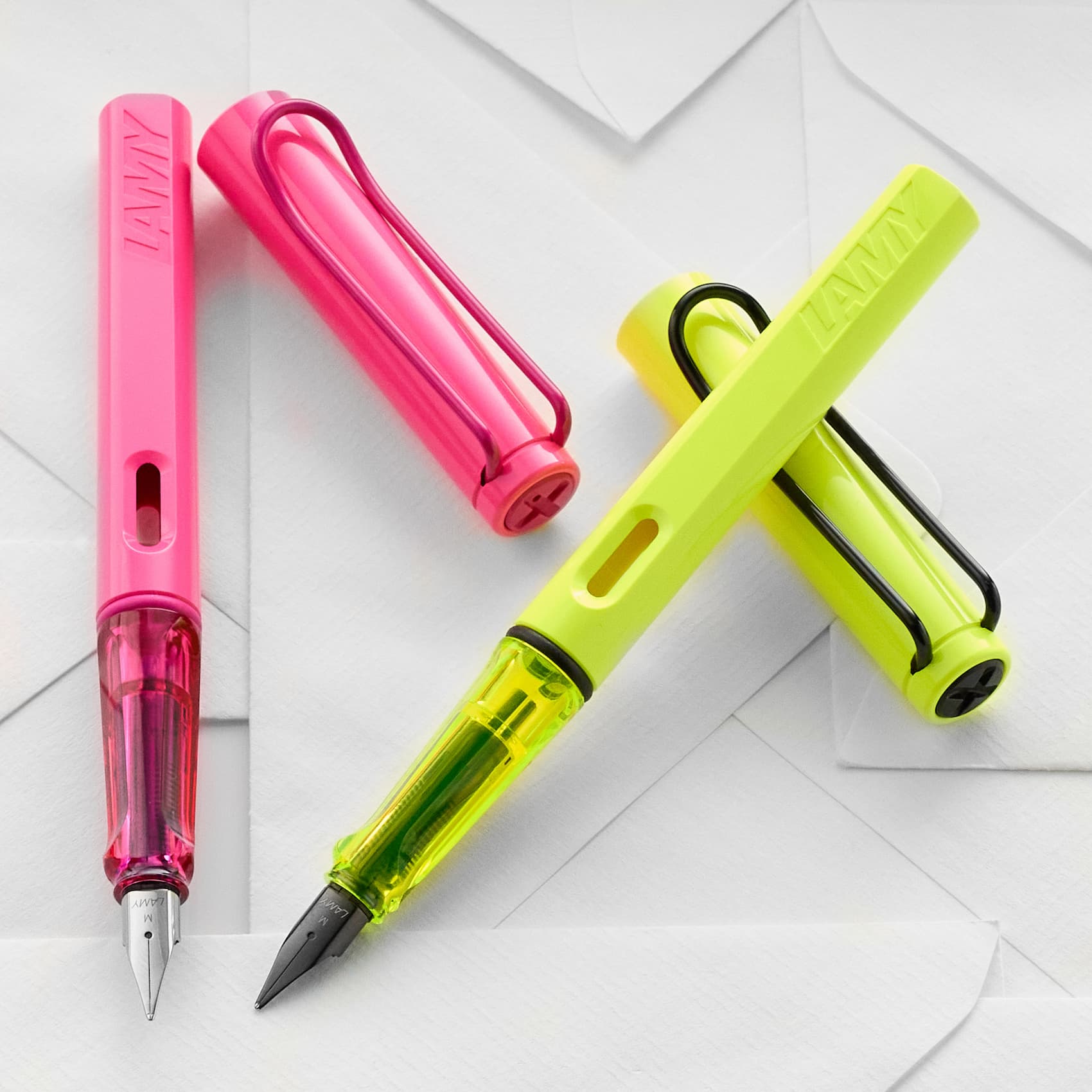 LAMY safari neonyellow & neonpink