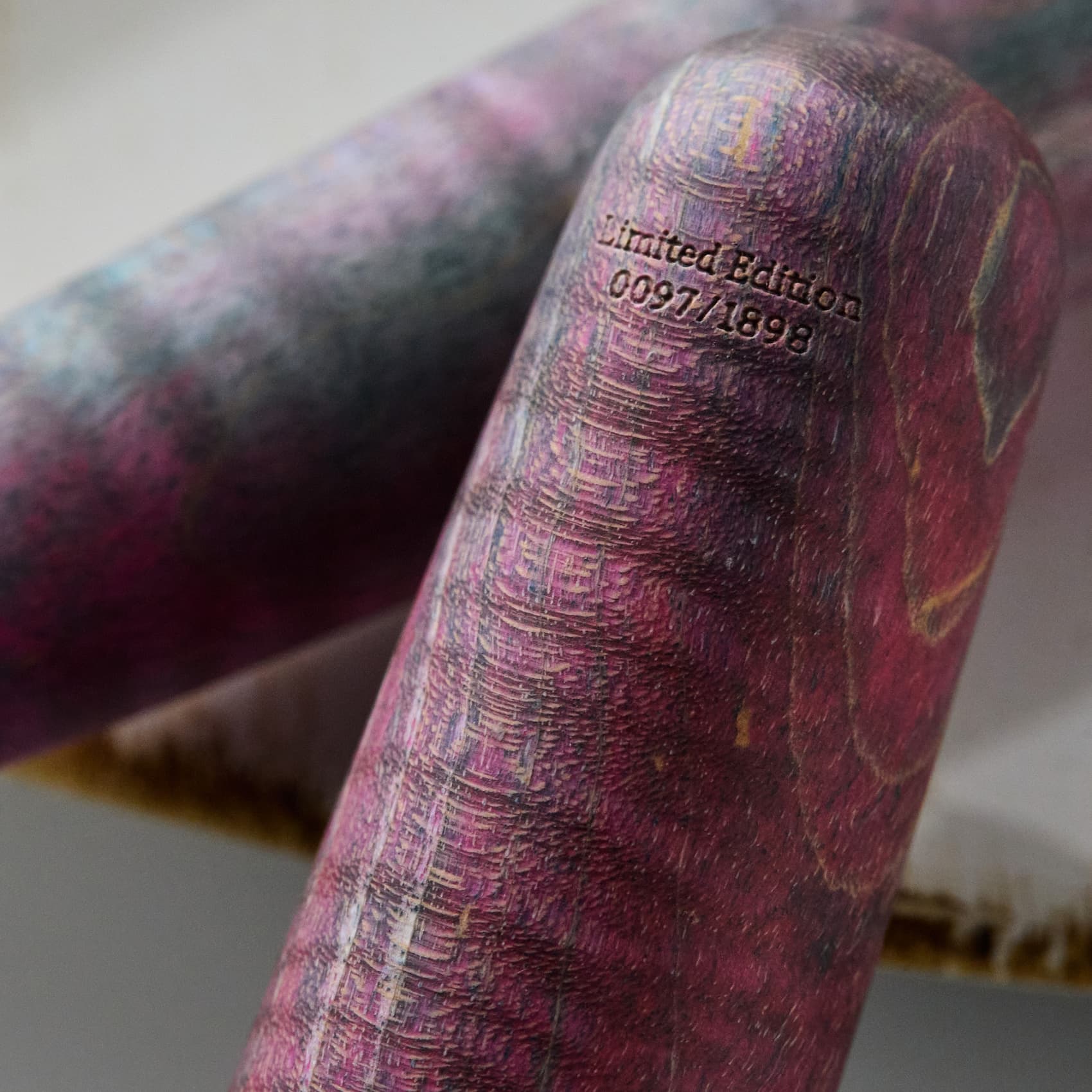 Conklin 1898 Stabilized Wood Pens: Matte Purple/Pink and Matte Green