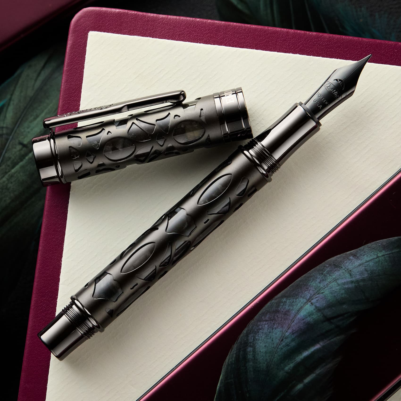 Conklin Endura Deco Crest Black Pens