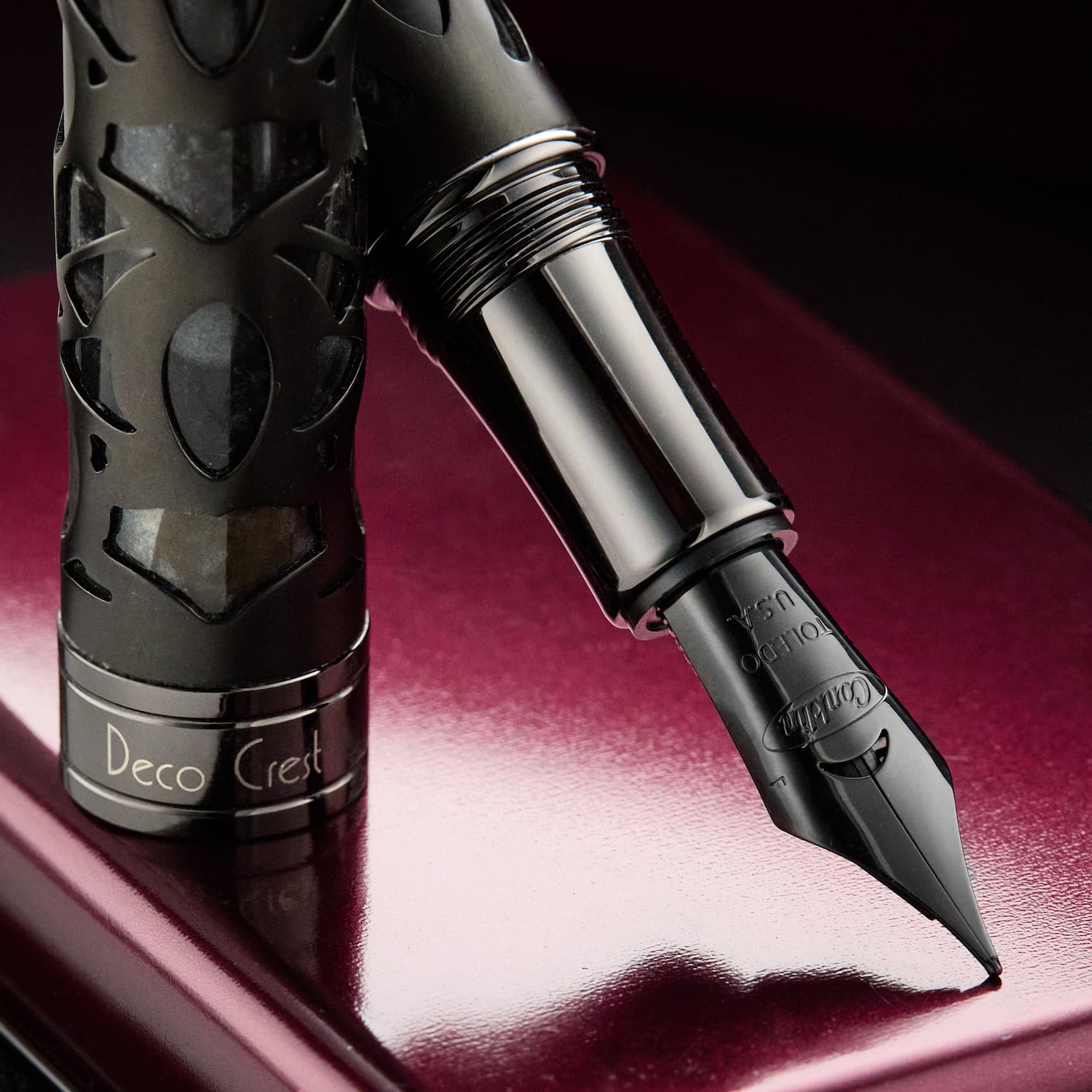 Conklin Endura Deco Crest Black Pens
