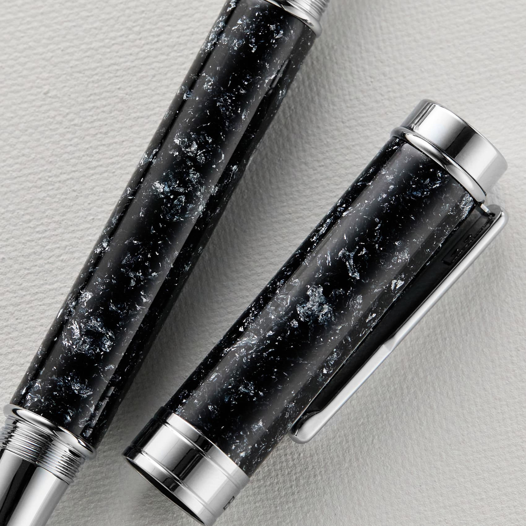 Conklin Endura Epoxy Nights Silver/Black Pens