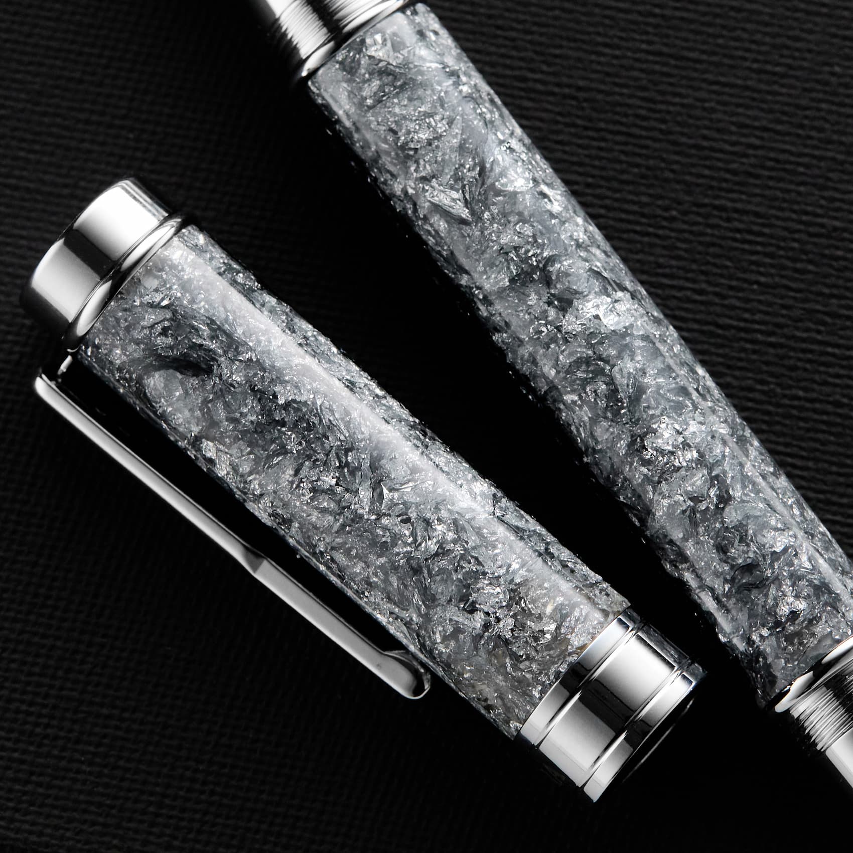 Conklin Endura Epoxy Nights Silver/Black Pens