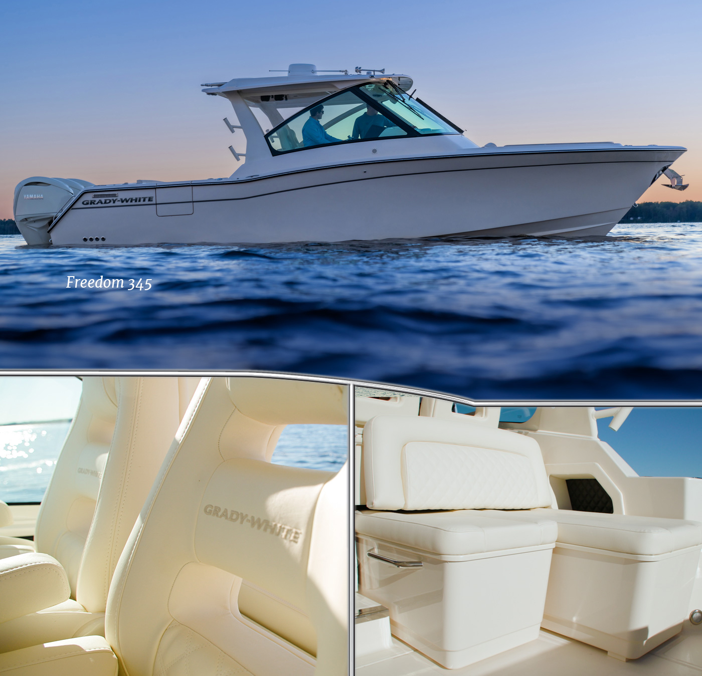 Grady-White introduced its newest dual console model – the Freedom 345 at the Fort Lauderdale International Boat Show 