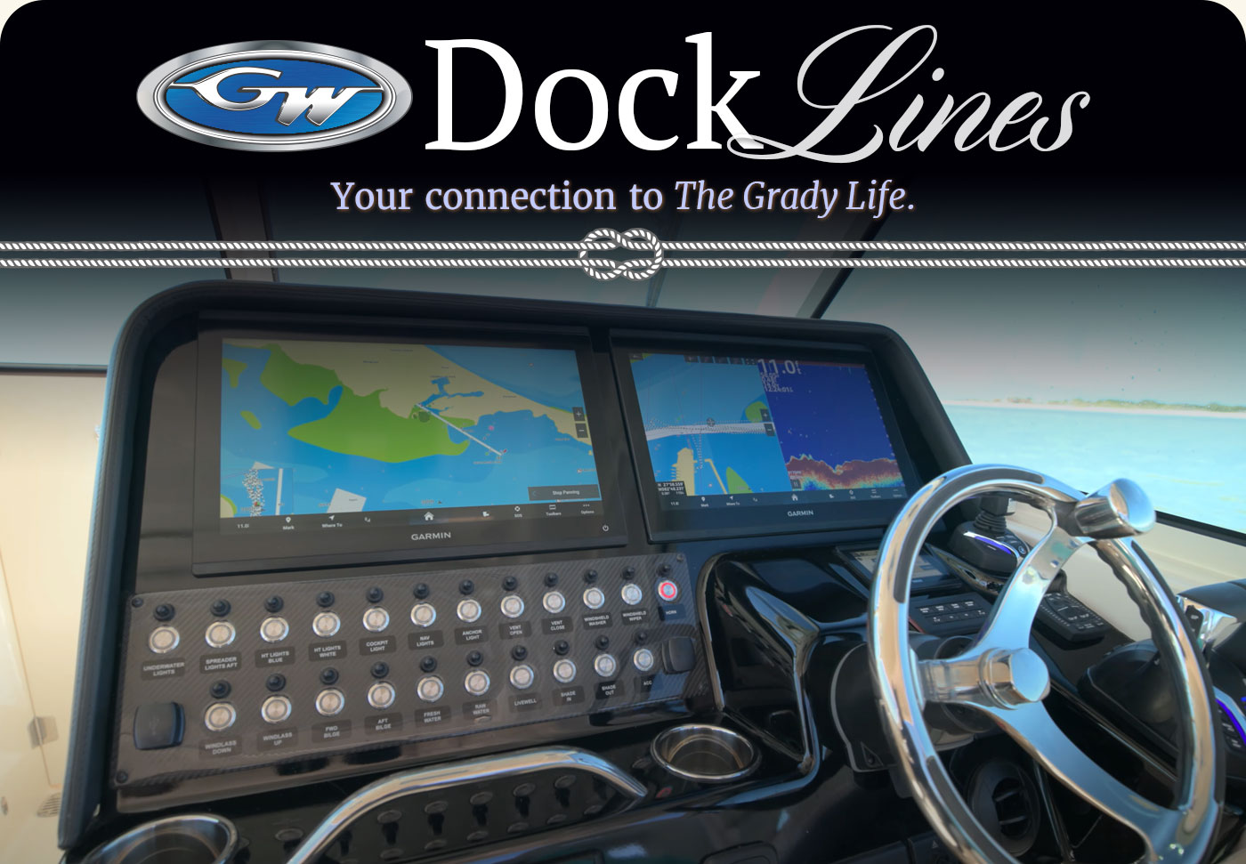 Learn about navigating in unfamiliar waters, how boating is good for mental health, and get your Grady gear in this issue.