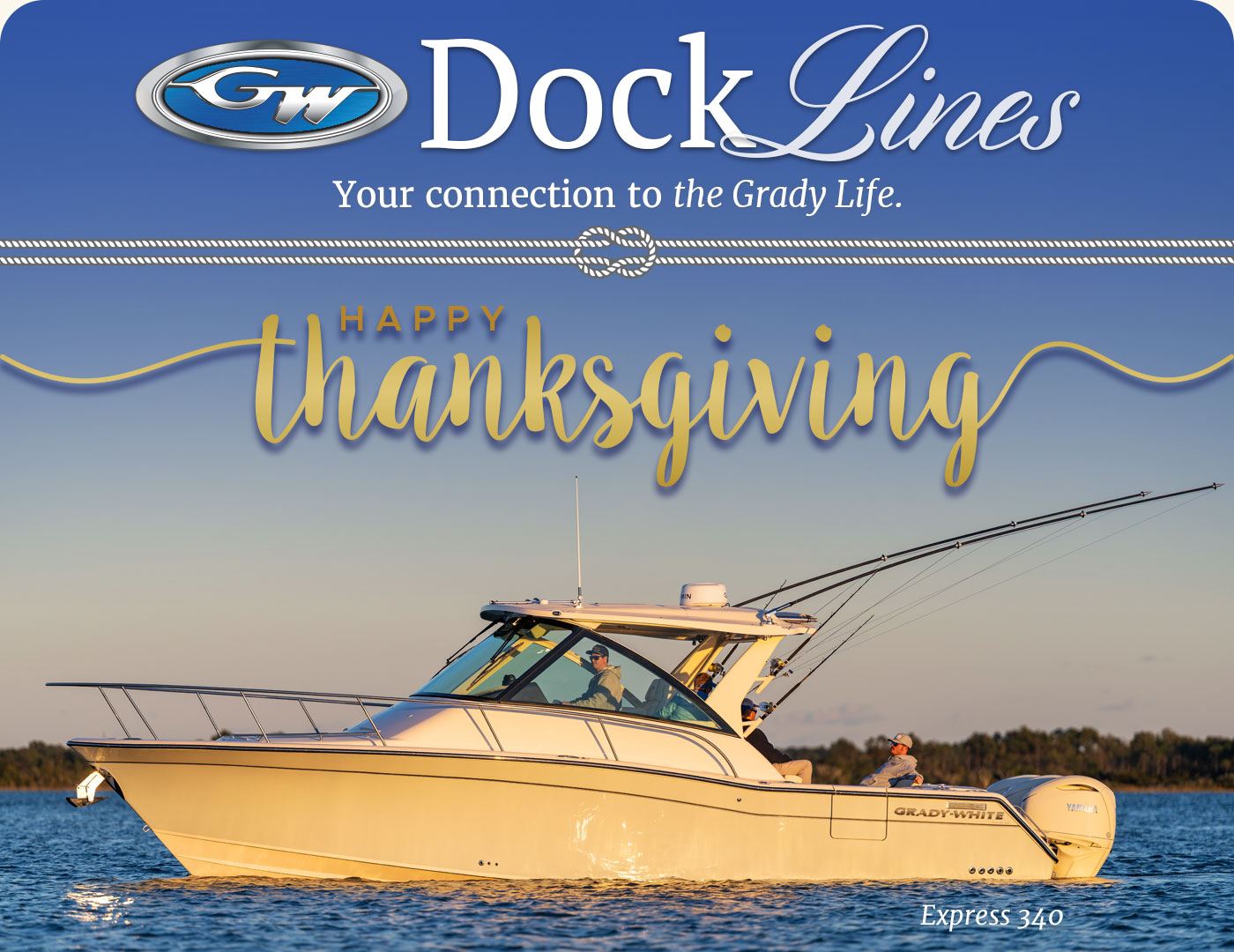 An Express 340 walkthrough, why Grady owners love their clubs, and 7 reasons to give fall boating a try.