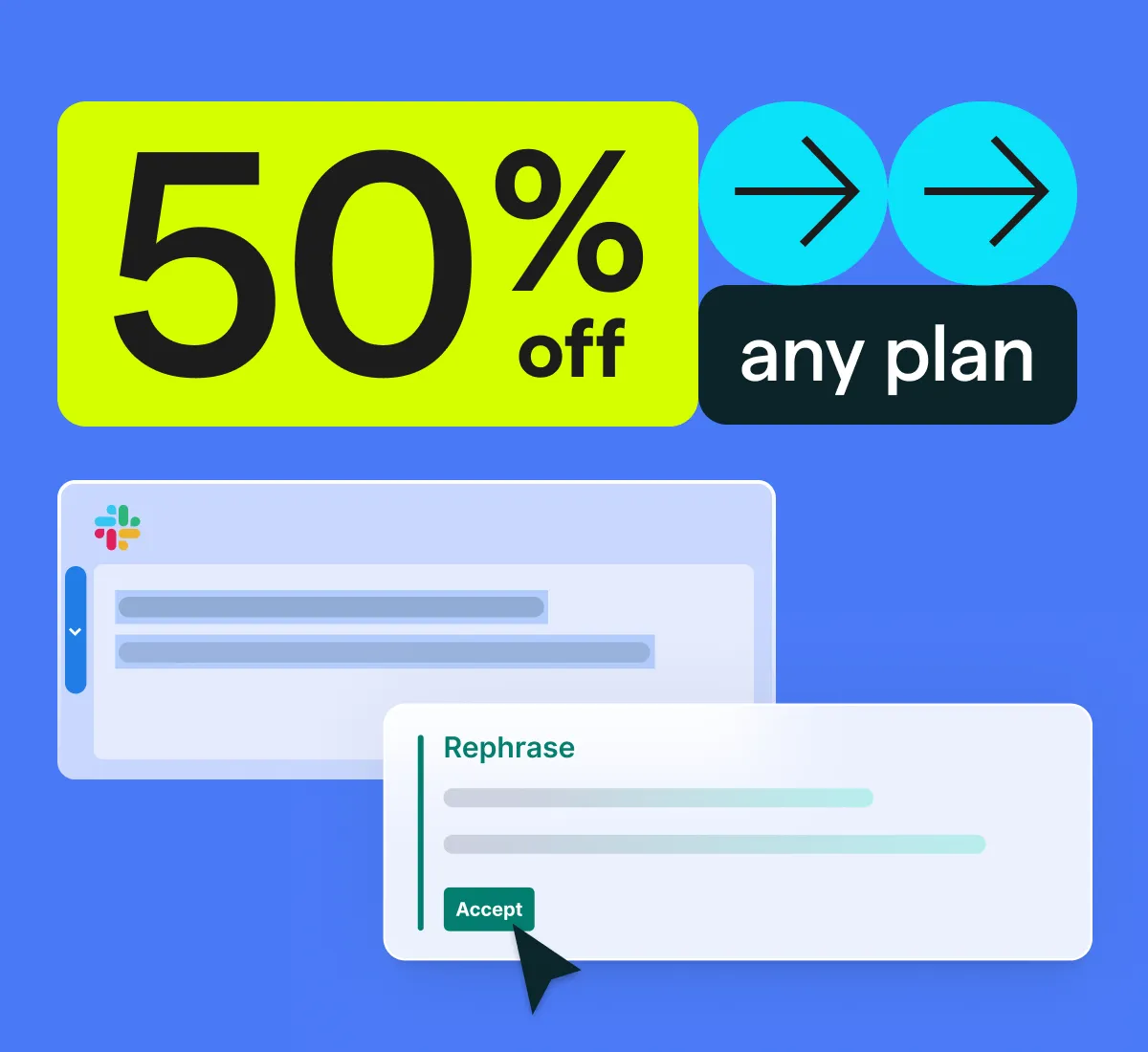 50% off | any plan