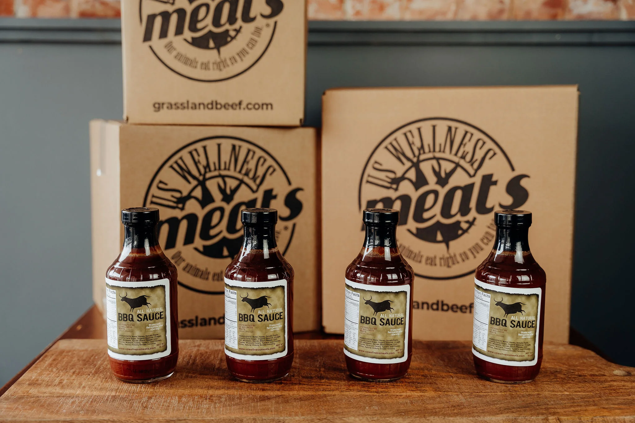 Image of All-Natural Premium BBQ Sauce 4 (16 oz) bottles - ships separately