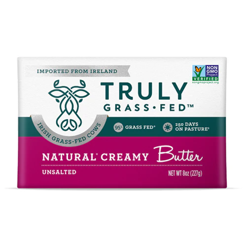 Image of Truly Grass-fed UnSalted Butter - 8 oz