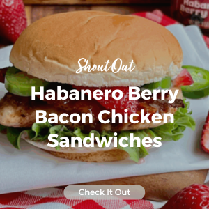 Habanero Berry Bacon Chicken Sandwitches