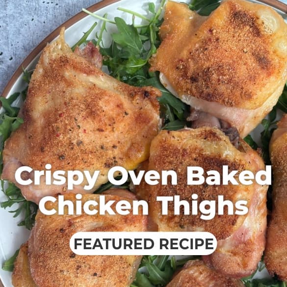 Alli Heiman, crispy Chicken Thighs recipe