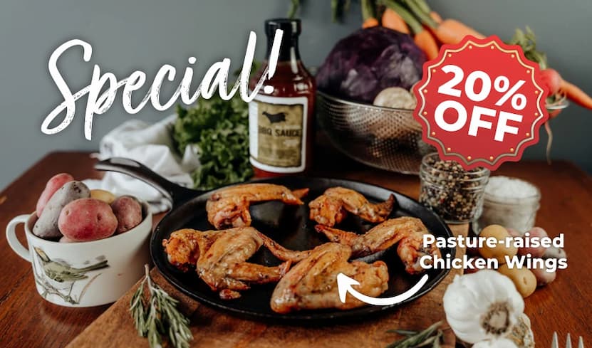 20% OFF Chicken Wings