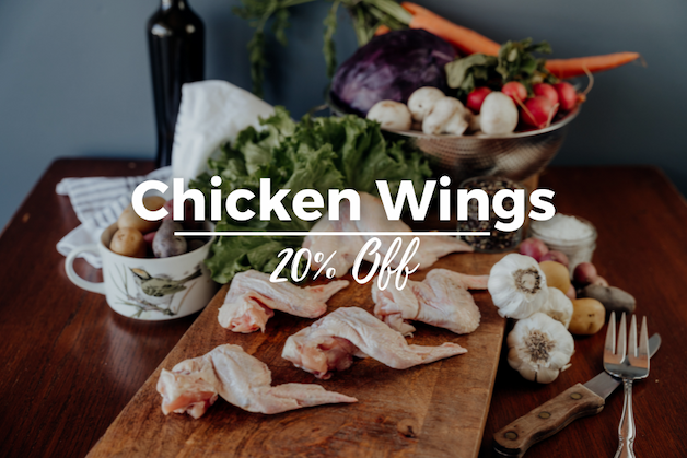 Chicken Wings 20% Off