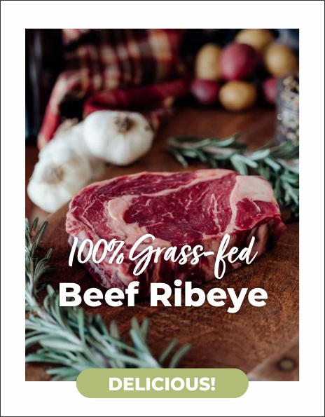 grass-fed beef ribeye