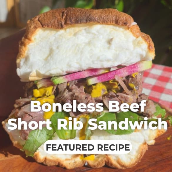 Carissa Tang, Beef ribs sandwich