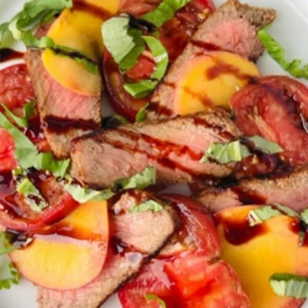 hollys_bestlife, steak caprese salad